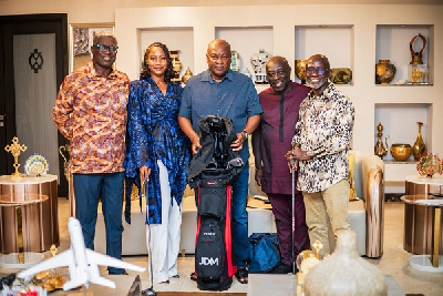 Organisers of the Head of State Golf Invitational tournament meets John Mahama