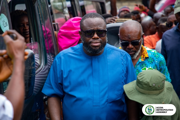 Accra Mayor Allotey assures railways lorry station users their space is safe