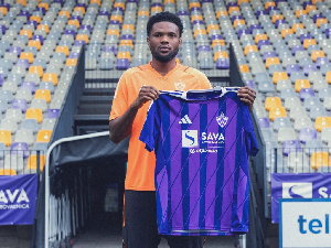 Ghanaian forward Benjamin Tetteh