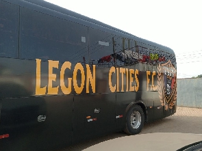 File photo of the Legon Cities team bus