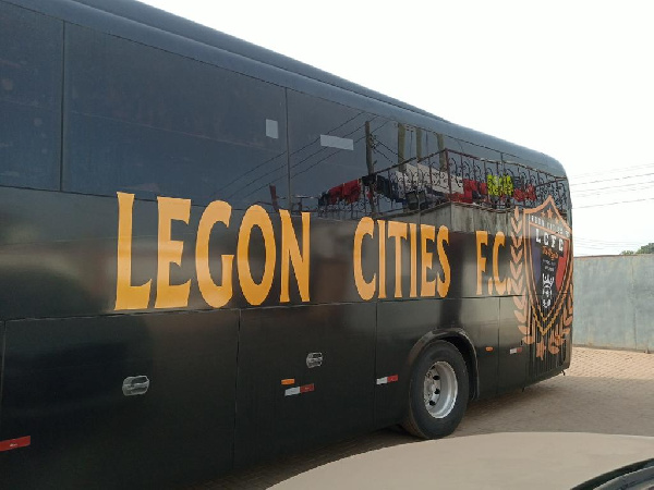 File photo of the Legon Cities team bus