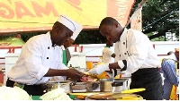 Some chefs at work