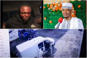 Akozua (L) is reported to have masterminded the robbery attack in which Corporal Amoah was killed.