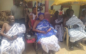 Nana Nyarko Frimpomaa II, the queen mother of Bonwire