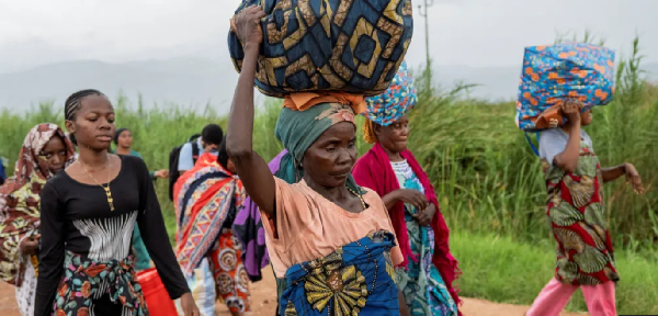 The conflict in eastern DR Congo has displaced hundreds of thousands of people
