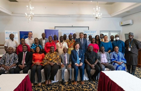 The representatives of the organisations in a group photo