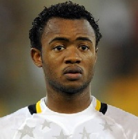Ghana striker Jordan Ayew