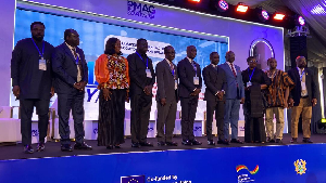 Health Minister Akandoh among other stakeholders in a photograph during the event