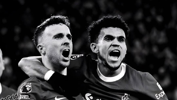 Jota (L) and Diaz (R) were teammates