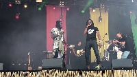 Stonebwoy with Jamaican Reggae Musician, Kabaka Pyramid