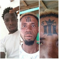 Shatta Wale's loyal fan tattooed his forehead to show love