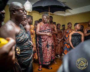 The delegation was received by Otumfuo at Manhyia on Thursday