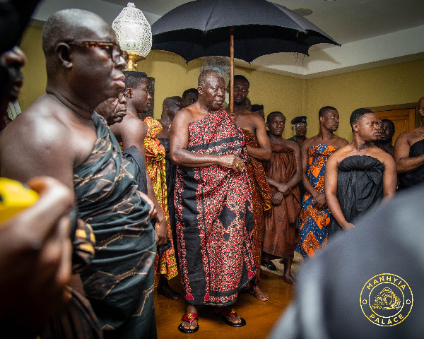 The delegation was received by Otumfuo at Manhyia on Thursday