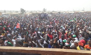 File photo of NDC members at a rally