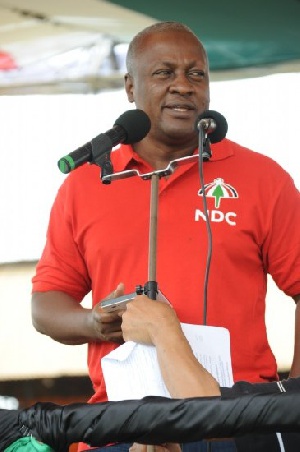 President John Mahama is the leader of the NDC