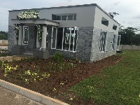 The tomb built for the late mother of the former CocoBod CEO, Dr Opuni