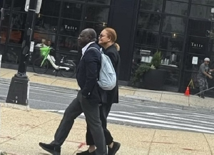 The picture of Ken Ofori-Atta and his wife which has gone viral