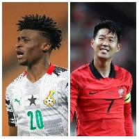 Mohammed Kudus and Son Heung-Min