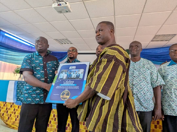 The award was presented at a ceremony held in Ho by Sebastian Alapunlinsa