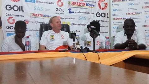 Frank Nuttal posed with questions about the reason behind his late arrival during a press conference