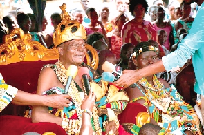 Paramount Chief of the Nsien Traditional Area in the Western Region, Awulae Agyefi Kwame
