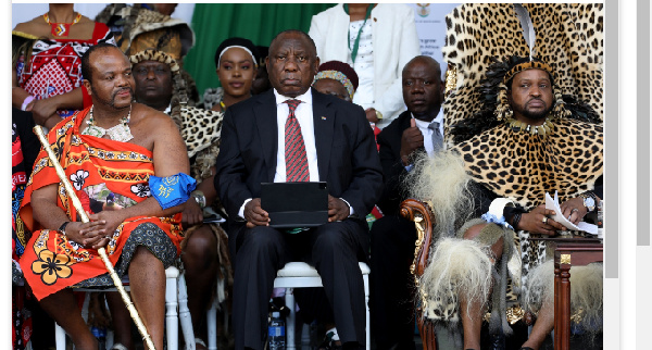 Under South African law, the president gives official recognition to the new king