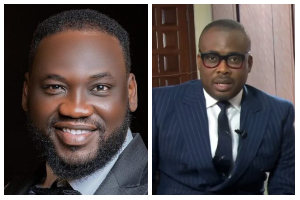 Ohene Kwame Frimpong (L) MP for Asante Akim North and Paul Adom-Otchere