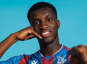 Crystal Palace forward Eddie Nketiah