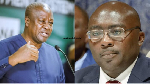 'Ghanaian youth still waiting for the three shifts to get jobs' - Bawumia to Mahama