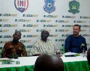 Alhaji MND Jawula was also at the event to unveil the clubs signed by Soccabet