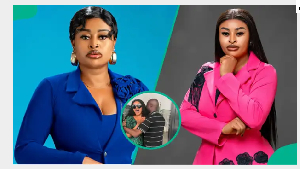 Nollywood actress Sarah Martins surprised the dispatch rider who professed love for her