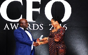 Victor Owusu Boakye, the Chief Finance Officer GLICO Life is adjudged CFO of the year