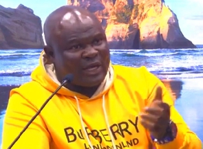 Retired Ghanaian boxer and comedian, Braimah Kamoko, better known as Bukom Banku