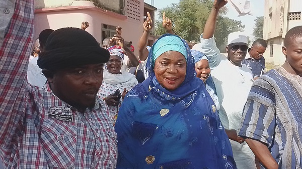 Hajia Zainab Sallow (right) is among the aspirants contesting for the Asawasi seat