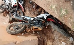 Kwahu Bepong Police Station Attacked Motorbike