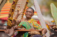 The four-day long funeral of Nana Konadu Yiadom III is underway at the Manhyia Palace