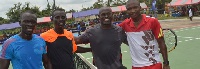 Some of the tennis players who participated in the event