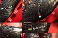Balotelli engraves Ghana flag on new Puma boots