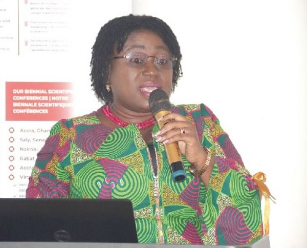 Dr. Gifty Ekua Merdiemah, a Research Fellow and Clinical Trials Coordinator, UGMC