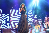 Efya performing at 2015 Girl Talk Show