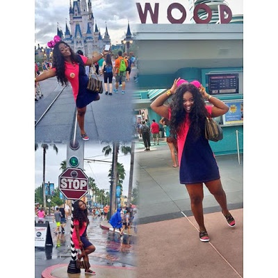 Jackie Appiah in Disney World