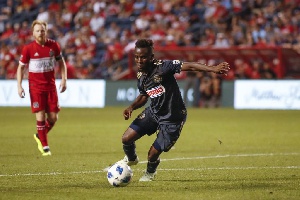 David Accam produced a stellar performance in his side's 3-0 thrashing of his former team