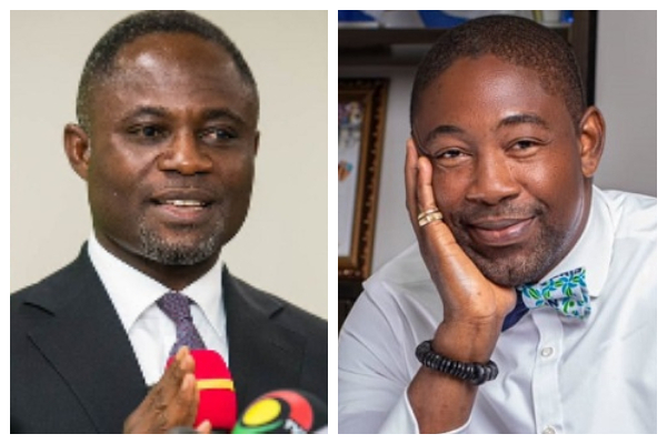 A photo collage of Kwabena Mintah Akandoh (L) and Dr Bernard Okoe Boye (R)