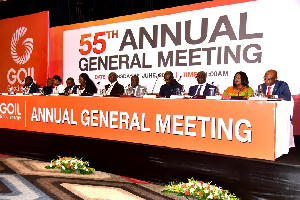 Board members of GOIL Plc at the 55th AGM
