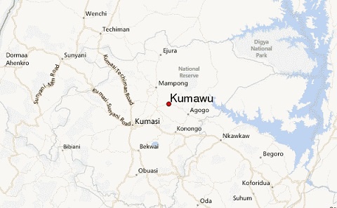 Kumawu is a small town and is the capital of Sekyere Kumawu, a district in the Ashanti Region