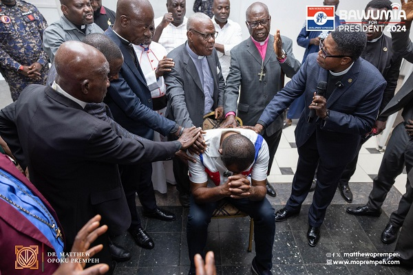 They also prayed for the NPP and the party's flagbearer, H.E Alhaji Dr. Mahamudu Bawumia