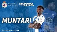 Muntari joined the La Liga outfit after a successful trial with the club
