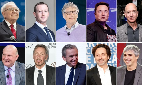 The world top billionaires