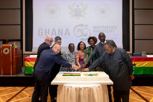 Ghanaian embassy in Rome and Vatican celebrated Independence Day with cake cutting