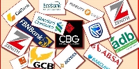 Photo collage of some key banks in Ghana